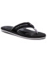 Tommy Hilfiger Джапанки Massage Footbed Beach Sandal FM0FM03386 Черен - Pepit.bg