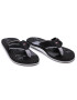 Tommy Hilfiger Джапанки Massage Footbed Beach Sandal FM0FM03386 Черен - Pepit.bg