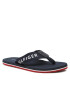 Tommy Hilfiger Джапанки Print Beach Sandal FM0FM04618 Тъмносин - Pepit.bg