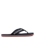 Tommy Hilfiger Джапанки Print Beach Sandal FM0FM04618 Тъмносин - Pepit.bg