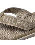 Tommy Hilfiger Джапанки Shiny Webbing Beach Sandal FW0FW06419 Бежов - Pepit.bg