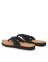 Tommy Hilfiger Джапанки Th Elevated Beach Sandal FW0FW06985 Черен - Pepit.bg