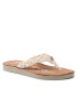 Tommy Hilfiger Джапанки Th Faded LEather Footbed Sandal FW0FW05808 Бежов - Pepit.bg