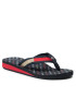 Tommy Hilfiger Джапанки Th Flag Mid Wedge Beach Sandal Тъмносин - Pepit.bg