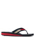 Tommy Hilfiger Джапанки Th Flag Mid Wedge Beach Sandal Тъмносин - Pepit.bg