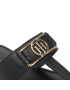 Tommy Hilfiger Джапанки Th Hardware Leather Flat Mule FW0FW06544 Черен - Pepit.bg