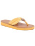 Tommy Hilfiger Джапанки Th Monogram Flat Beach Sandal FW0FW04808 Жълт - Pepit.bg