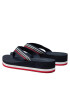 Tommy Hilfiger Джапанки Th Shiny Stripe Flip Flop FW0FW05822 Тъмносин - Pepit.bg