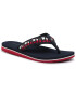 Tommy Hilfiger Джапанки Th Webbing Flat Beach Sandal FW0FW04621 Тъмносин - Pepit.bg