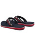 Tommy Hilfiger Джапанки Th Webbing Flat Beach Sandal FW0FW04621 Тъмносин - Pepit.bg