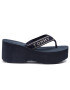 Tommy Hilfiger Джапанки Tommy Retro High Beach Sandal FW0FW03871 Тъмносин - Pepit.bg