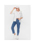 Tommy Hilfiger Елек Global Stripe WW0WW40779 Бял Regular Fit - Pepit.bg