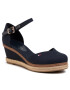 Tommy Hilfiger Еспадрили Basic Closed Toe Mid Wedge FW0FW04787 Тъмносин - Pepit.bg