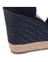 Tommy Hilfiger Еспадрили Basic Opened Toe High Wedge FW0FW04784 Тъмносин - Pepit.bg