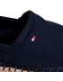 Tommy Hilfiger Еспадрили Basic Tommy Flat Espadrille FW0FW04827 Тъмносин - Pepit.bg