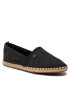 Tommy Hilfiger Еспадрили Basic Tommy Flat Espadrille FW0FW06497 Черен - Pepit.bg