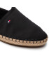 Tommy Hilfiger Еспадрили Basic Tommy Flat Espadrille FW0FW06497 Черен - Pepit.bg