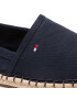 Tommy Hilfiger Еспадрили Basic Tommy Flat Espadrille FW0FW06497 Тъмносин - Pepit.bg