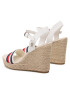 Tommy Hilfiger Еспадрили Corporate Wedge FW0FW07086 Бял - Pepit.bg