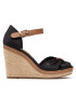 Tommy Hilfiger Еспадрили Elena 56D FW0FW00905 Черен - Pepit.bg