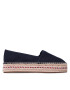 Tommy Hilfiger Еспадрили Embroidered Flatform FW0FW07014 Тъмносин - Pepit.bg