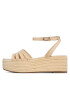 Tommy Hilfiger Еспадрили Essenital Flatform Sandal FW0FW07161 Жълт - Pepit.bg