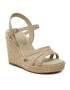 Tommy Hilfiger Еспадрили Essential Basic Wedge Sandal FW0FW07220 Бежов - Pepit.bg