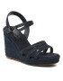 Tommy Hilfiger Еспадрили Essential Basic Wedge Sandal FW0FW07220 Тъмносин - Pepit.bg