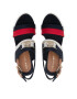 Tommy Hilfiger Еспадрили Essential Tommy High Wedge FW0FW06540 Тъмносин - Pepit.bg