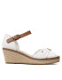 Tommy Hilfiger Еспадрили Iconic Elba Sandal FW0FW00906 Бял - Pepit.bg
