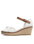 Tommy Hilfiger Еспадрили Iconic Elba Sandal FW0FW00906 Бял - Pepit.bg