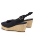 Tommy Hilfiger Еспадрили Iconic Elba Sling Back Wedge FW0FW04788 Тъмносин - Pepit.bg