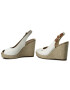 Tommy Hilfiger Еспадрили Iconic Elena Basic Sling Back FW0FW02787 Бял - Pepit.bg