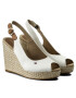 Tommy Hilfiger Еспадрили Iconic Elena Basic Sling Back FW0FW02787 Бял - Pepit.bg