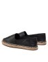 Tommy Hilfiger Еспадрили Logo Leather Espadrille FW0FW06168 Черен - Pepit.bg