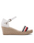 Tommy Hilfiger Еспадрили Mid Wedge Corporate FW0FW07078 Екрю - Pepit.bg