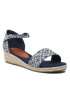 Tommy Hilfiger Еспадрили Rope Wedge Sandal Denim T3A7-32776-0048 S Син - Pepit.bg