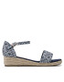 Tommy Hilfiger Еспадрили Rope Wedge Sandal Denim T3A7-32776-0048 S Син - Pepit.bg