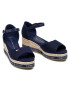 Tommy Hilfiger Еспадрили Rope Wedge Sandal T3A2-31056-0048 M Тъмносин - Pepit.bg