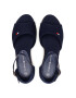 Tommy Hilfiger Еспадрили Rope Wedge Sandal T3A2-31056-0048 M Тъмносин - Pepit.bg