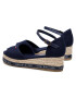 Tommy Hilfiger Еспадрили Rope Wedge Sandal T3A2-31056-0048 S Тъмносин - Pepit.bg