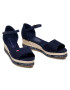 Tommy Hilfiger Еспадрили Rope Wedge Sandal T3A2-31056-0048 S Тъмносин - Pepit.bg