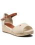 Tommy Hilfiger Еспадрили Rope Wedge Sandal T3A7-32185-0048 M Бежов - Pepit.bg