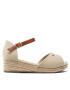 Tommy Hilfiger Еспадрили Rope Wedge Sandal T3A7-32185-0048 M Бежов - Pepit.bg