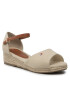 Tommy Hilfiger Еспадрили Rope Wedge Sandal T3A7-32185-0048 S Бежов - Pepit.bg