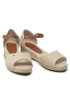 Tommy Hilfiger Еспадрили Rope Wedge Sandal T3A7-32185-0048 S Бежов - Pepit.bg