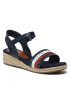 Tommy Hilfiger Еспадрили Rope Wedge Sandal T3A7-32188-1379 M Тъмносин - Pepit.bg