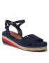 Tommy Hilfiger Еспадрили Rope Wedge T3A7-32778-0048800 M Тъмносин - Pepit.bg