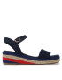 Tommy Hilfiger Еспадрили Rope Wedge T3A7-32778-0048800 M Тъмносин - Pepit.bg