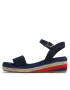 Tommy Hilfiger Еспадрили Rope Wedge T3A7-32778-0048800 M Тъмносин - Pepit.bg